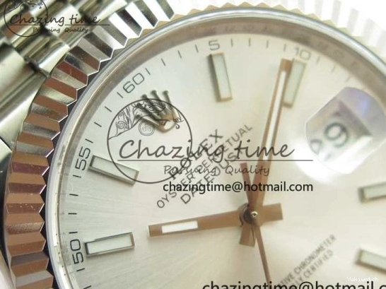 Stick 1:1 Silver on SS Best A3235 Markers Dial DateJust 904L Bracelet VRF Edition 41MM 126334 SS Jubilee 1227